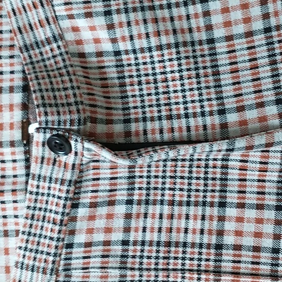 Free People Carnaby Plaid Pant in Orange Combo - Picture 5 of 6